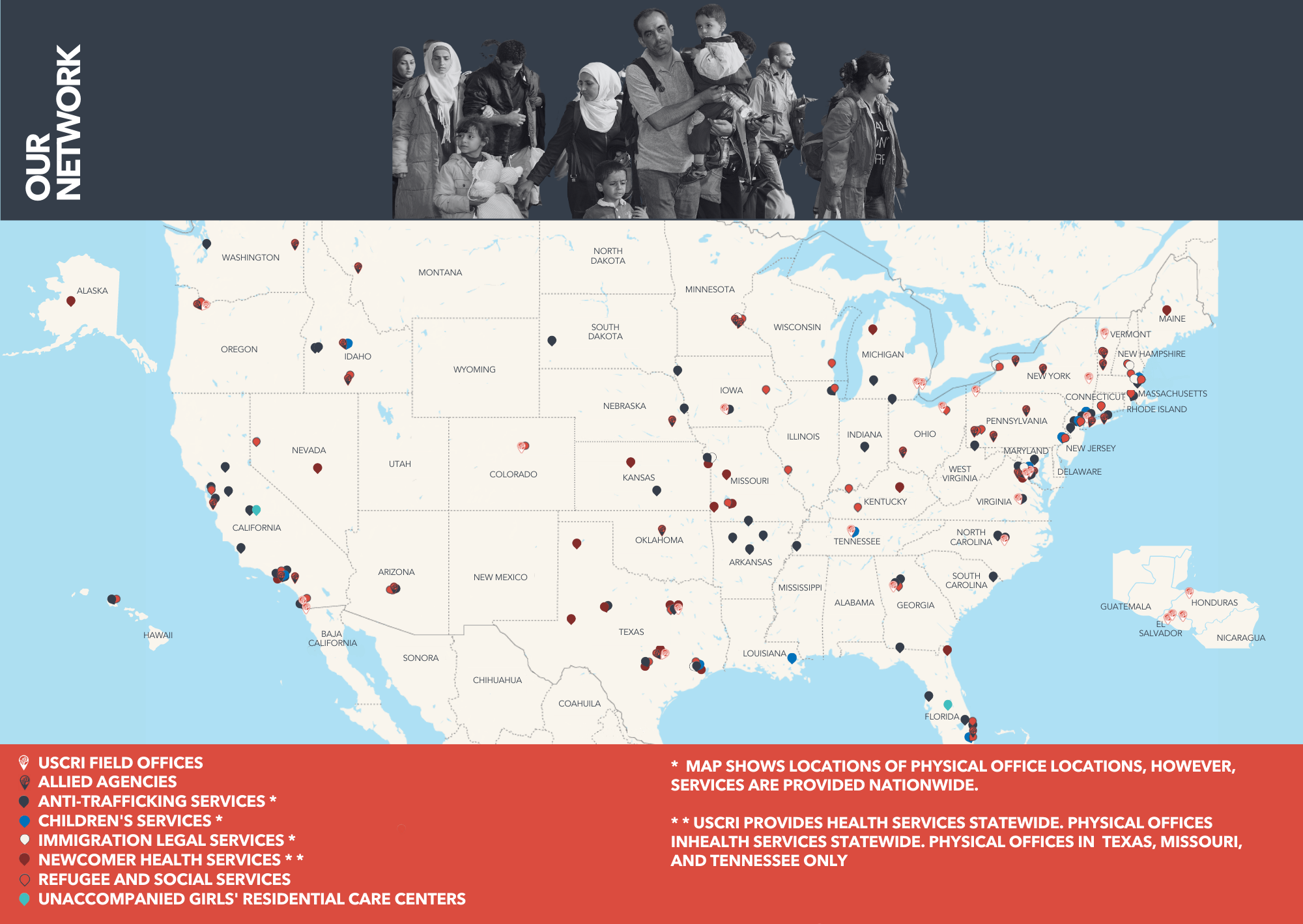 USCRI Network Map FOR PRINT A5
